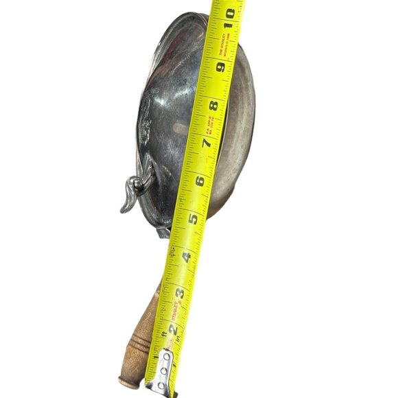 Antique Silver Plated Sheffield Silver Silent Butler 6.5” - Picture 12 of 14